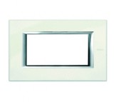 Bticino axolute placca 4P bianco Limoges